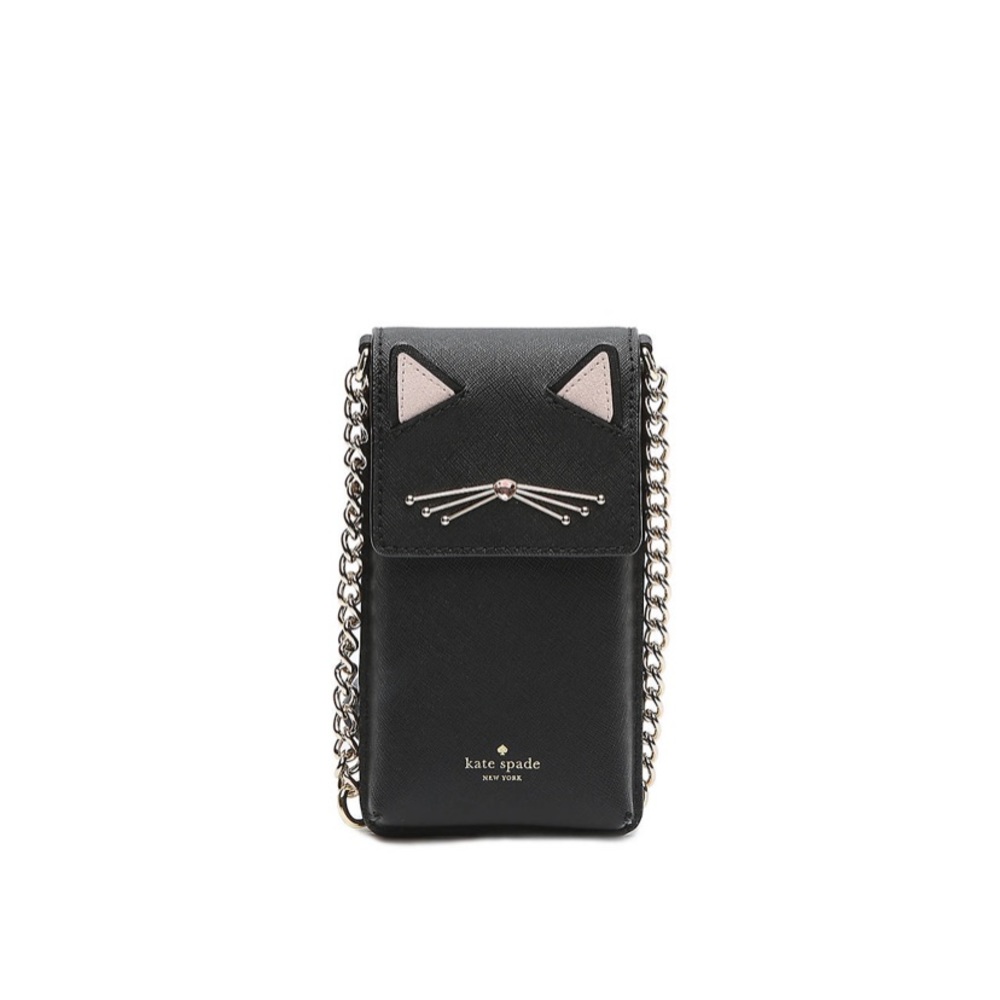 Kate spade Cat leather crossbody bag NWT - Picture 1 of 5